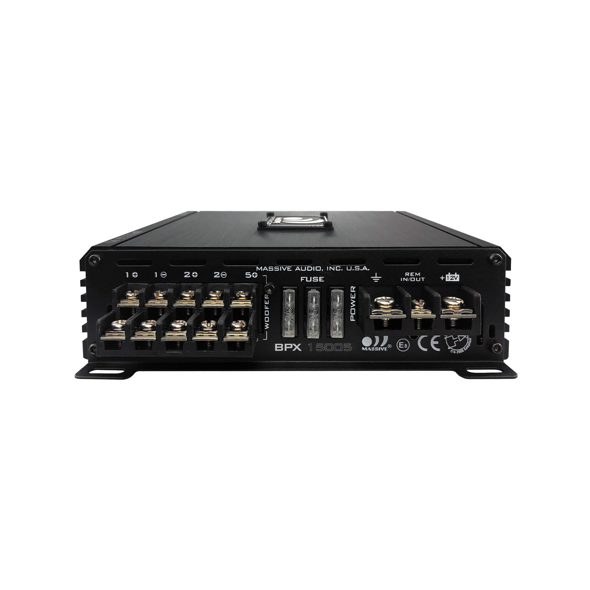 BPX15005 - 80 Watts RMS x 4 + 500 Watts @ 2 Ohm Full Range 5 Channel Amplifier