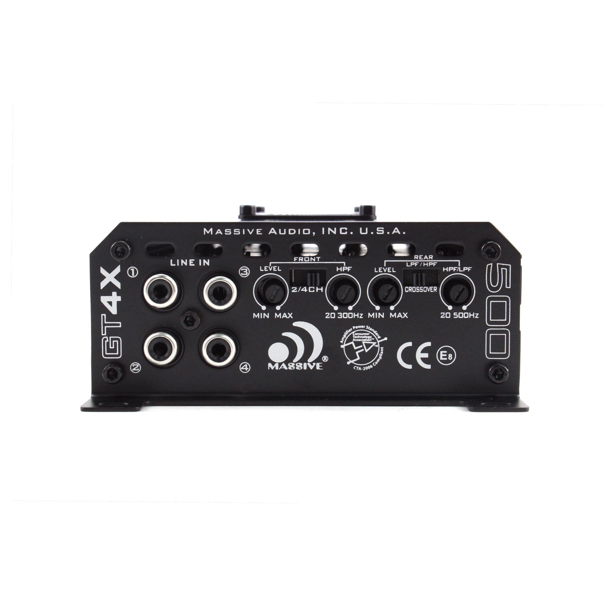 GT4X - 75 Watts RMS x 4 @ 4 Ohm 4 Channel Amplifier