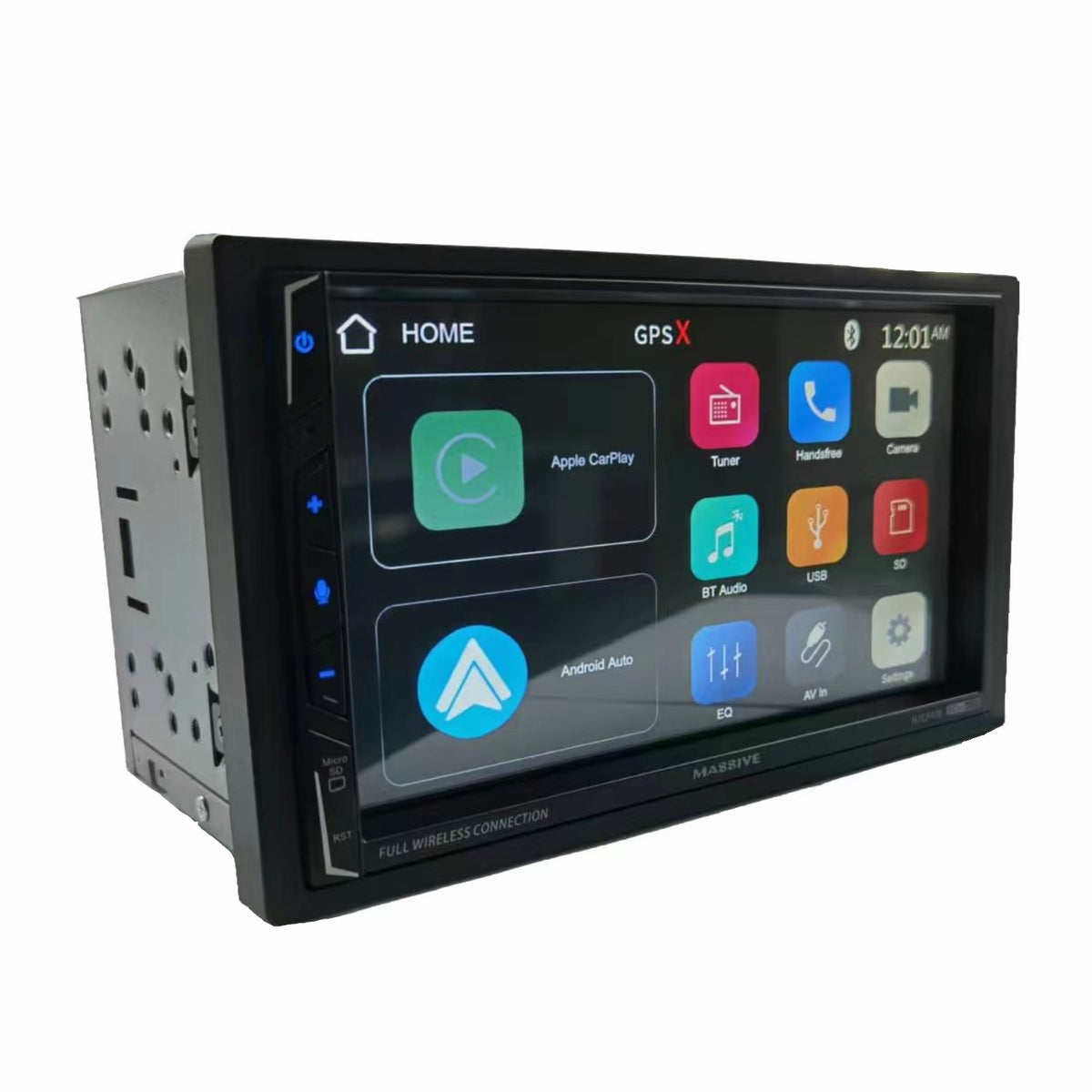 US Android 10 7Apple Carplay Car Radio Bluetooth Stereo Touch Screen  Double DIN